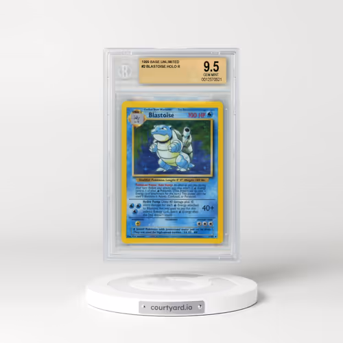 1999 Base Set #2 Blastoise - Holo (BGS 9.5 GEM MINT)