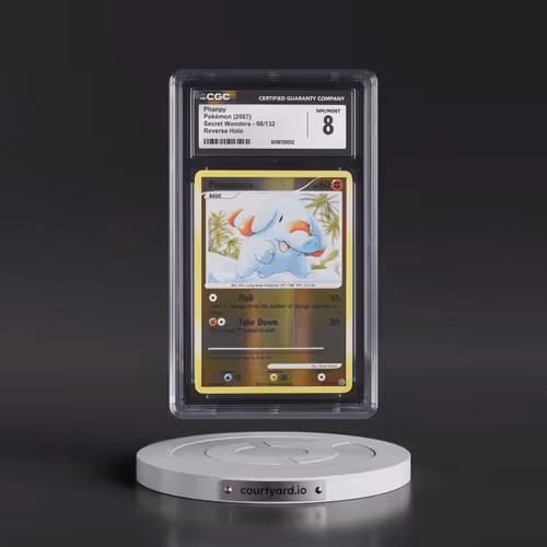 2007 Secret Wonders #98/132 Phanpy - Reverse Holo (CGC 8 NM-MT)