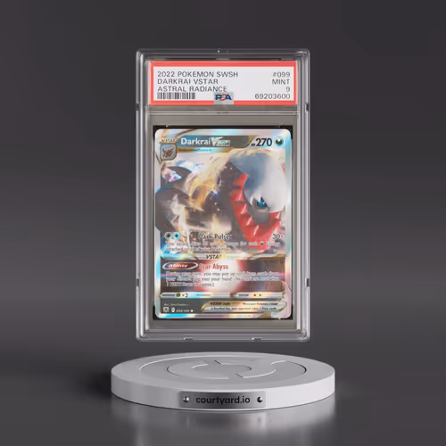 2022 Pokémon Sword & Shield Astral Radiance #099 Darkrai Vstar (PSA 9 MINT)