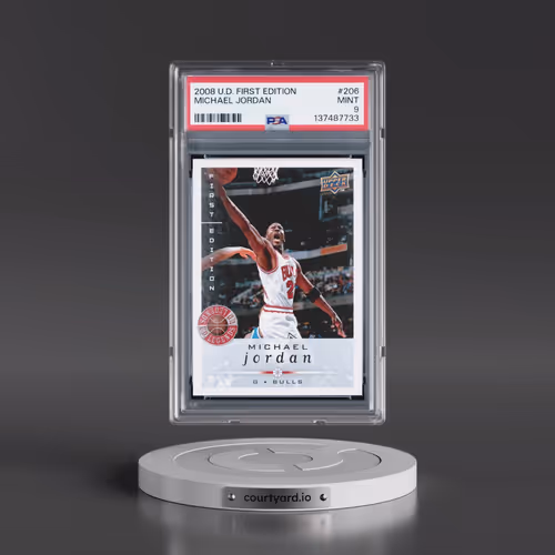 2008 Upper Deck First Edition #206 Michael Jordan (PSA 9 MINT)