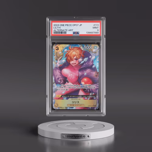 2024 One Piece Japanese 500 Years in the Future #111 Lilith - Alternate Art (PSA 9 MINT)