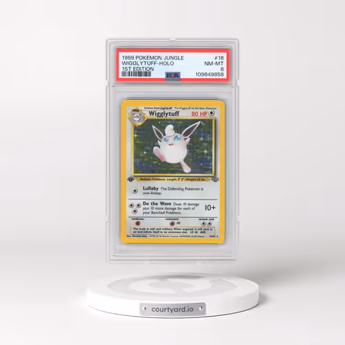 1999 Pokémon Jungle #16 Wigglytuff - 1st Edition Holo (PSA 8 NM-MT)