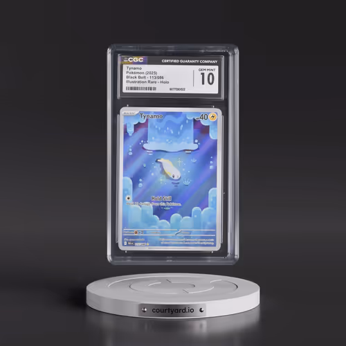 2025 Black Bolt - BLK EN #113/086 Tynamo - Illustration Rare Holo (CGC 10 GEM MINT)