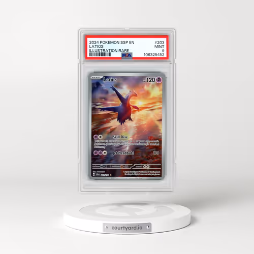 2024 Pokémon Ssp EN-Surging Sparks #203 Latios - Illustration Rare (PSA 9 MINT)