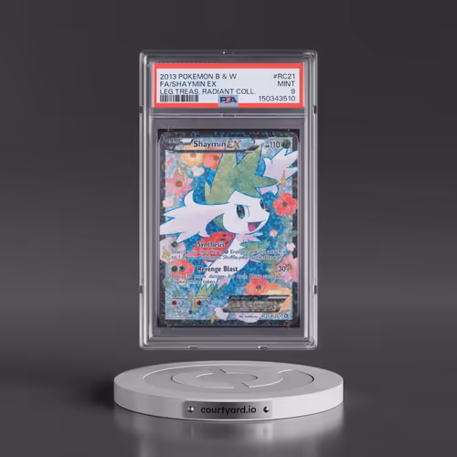 2013 Pokémon Black & White Legendary Treasures Radiant Collection #RC21 Shaymin EX - Holo Full Art (