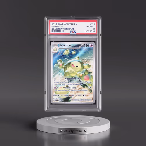 2024 Pokémon Tef EN-Temporal Forces #171 Reuniclus - Illustration Rare (PSA 10 GEM MINT)