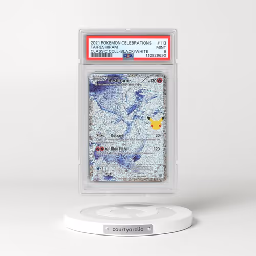 2021 Pokémon Celebrations Classic Collection #113 Reshiram - Full Art (PSA 9 MINT)