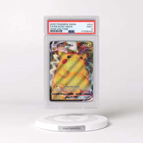 2020 Pokémon Sword & Shield Vivid Voltage #044 Pikachu Vmax - Full Art (PSA 9 MINT)