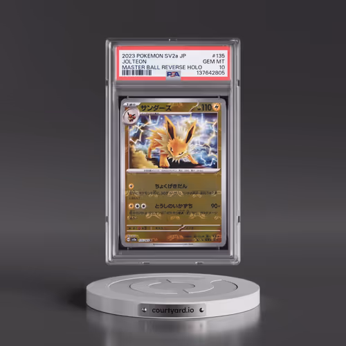 2023 Pokémon Sv2a-Pokémon 151 #135 Jolteon - Reverse Holo Master Ball (PSA 10 GEM MINT)