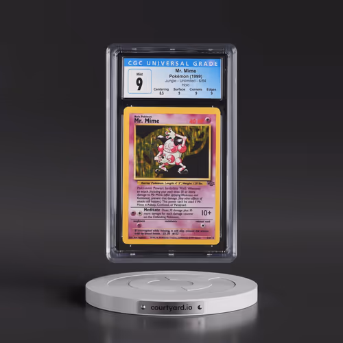1999 Jungle #6/64 Mr. Mime - Holo (CGC 9 MINT)