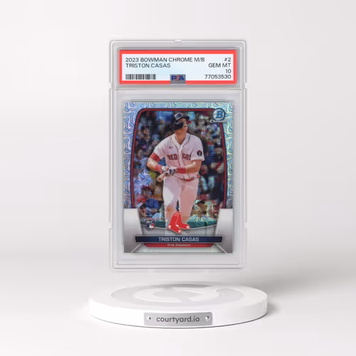 2023 Bowman Mega Box Chrome #2 Triston Casas (PSA 10 GEM MINT)