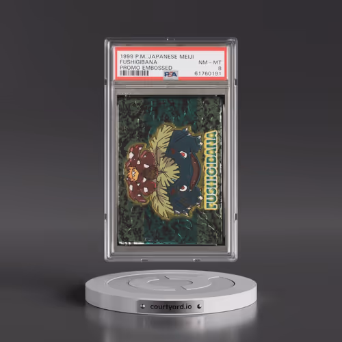 1999 Pokémon Meiji Promo Fushigibana - Embossed (PSA 8 NM-MT)