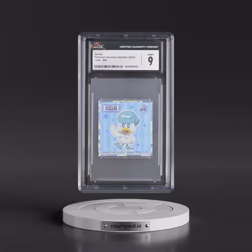 2022 Pokémon Horizons Stickers (2023 Lotte) - Japanese #04 Quaxly - (Blue to red logo BR, Split circ