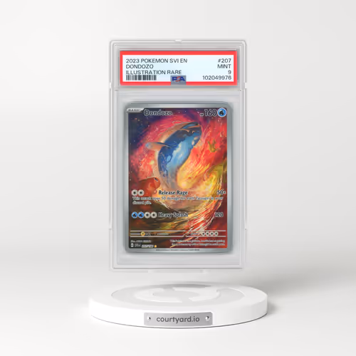 2023 Pokémon Svi EN-Scarlet & Violet #207 Dondozo - Illustration Rare (PSA 9 MINT)