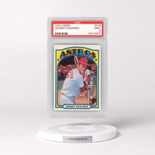 1972 Topps #416 Johnny Edwards (PSA 9 MINT)
