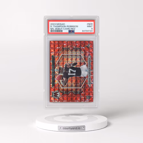 2023 Panini Mosaic NFL Debut #ND6 Dorian Thompson-Robinson - Camo Red (PSA 9 MINT)