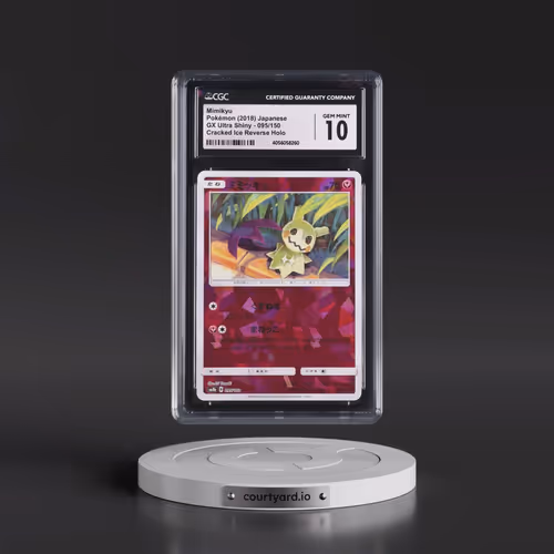 2018 GX Ultra Shiny #095/150 Mimikyu - Reverse Holo Cracked Ice (CGC 10 GEM MINT)