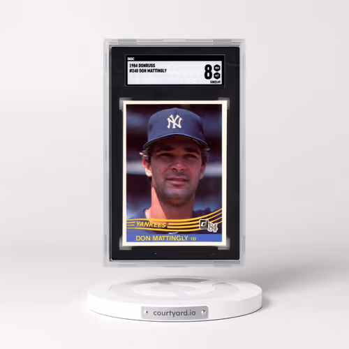 1984 Donruss #248 Don Mattingly (SGC 8 NM-MT)