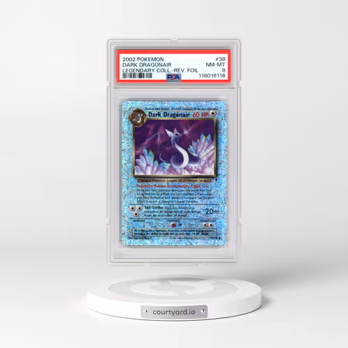 2002 Pokémon Legendary Collection #38 Dark Dragonair - Reverse Foil (PSA 8 NM-MT)