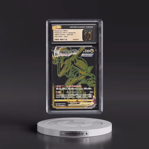 2021 VMAX Climax #284/184 Rayquaza VMAX - Ultra Rare Holo (CGC 10 PRISTINE)