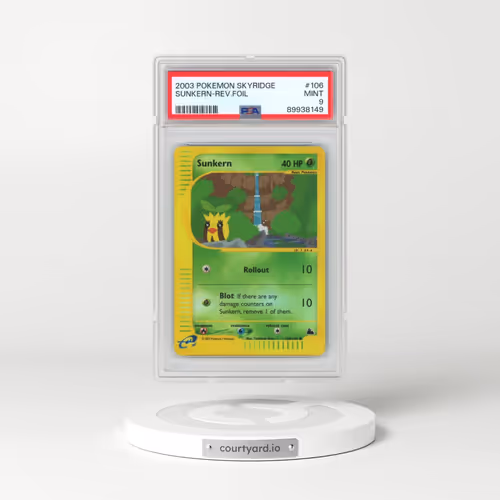 2003 Pokémon Skyridge #106 Sunkern - Reverse Foil (PSA 9 MINT)