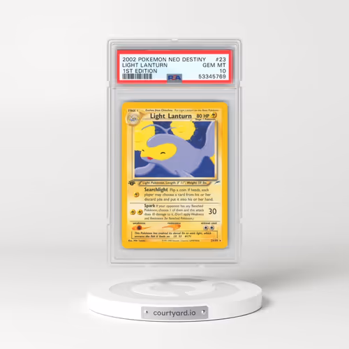 2002 Pokémon Neo Destiny #23 Light Lanturn - 1st Edition (PSA 10 GEM MINT)