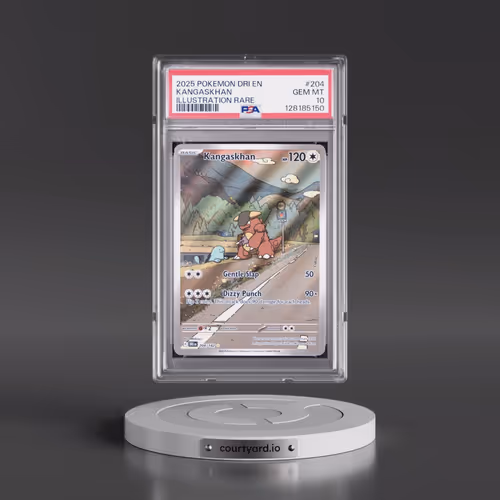 2025 Pokémon Dri EN-Destined Rivals #204 Kangaskhan - Illustration Rare (PSA 10 GEM MINT)