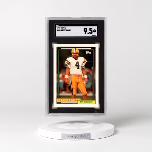 1992 Topps #696 Brett Favre (SGC 9.5 MINT+)
