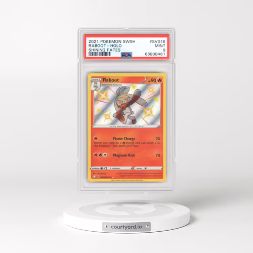 2021 Shining Fates #SV016 Raboot - Holo (PSA 9 MINT)