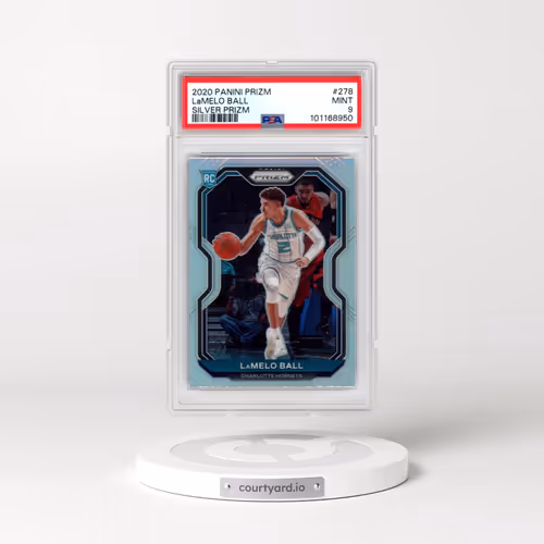2020 Panini Prizm #278 LaMelo Ball - Silver Prizm (PSA 9 MINT)