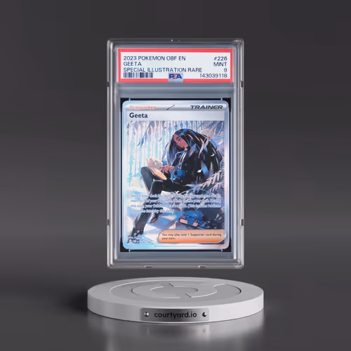 2023 Pokémon Obf EN-Obsidian Flames #226 Geeta - Special Illustration Rare (PSA 9 MINT)