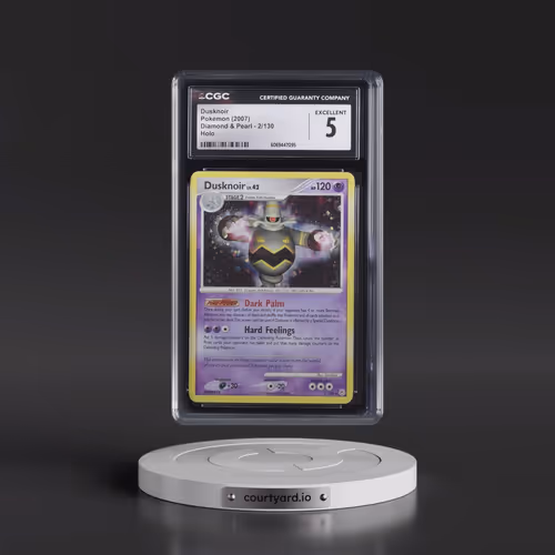2007 Diamond & Pearl #2/130 Dusknoir - Holo (CGC 5 EX)