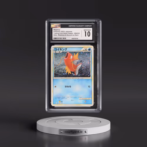 2023 Pokémon Clk-Trading Card Game Classic Blastoise & Suicune EX Deck #006 Magikarp (CGC 10 GEM MIN