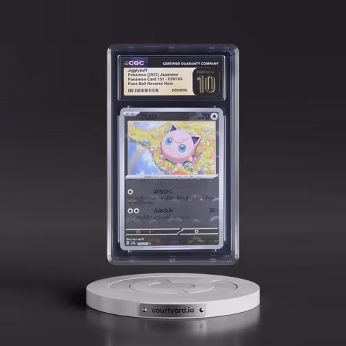 2023 Pokémon Card 151 #039/165 Jigglypuff - Reverse Holo Poké Ball (CGC 10 PRISTINE)