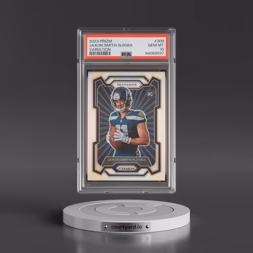 2023 Panini Prizm #309 Jaxon Smith-Njigba - Variation (PSA 10 GEM MINT)