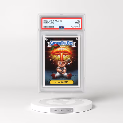 2022 Topps Garbage Pail Kids Gpk X MLB Series 2 Alex Pardee #2a Dyna Mike (PSA 9 MINT)