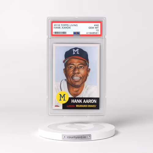 2018 Topps Living #46 Hank Aaron (PSA 10 GEM MINT)