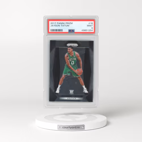 2017 Panini Prizm #16 Jayson Tatum (PSA 9 MINT)