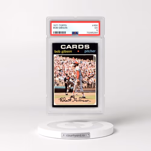 1971 Topps #450 Bob Gibson (PSA 5 EX)