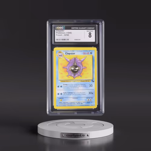 1999 Fossil #32/62 Cloyster (CGC 8 NM-MT)