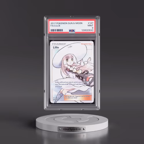 2017 Pokémon Sun & Moon #147 Lillie - Full Art (PSA 9 MINT)