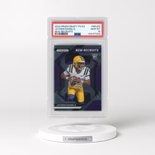 2024 Panini Prizm Draft Picks New Recruits #NRJDS Jayden Daniels (PSA 10 GEM MINT)