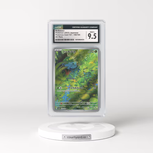 2023 Japanese Pokémon 151 #166 Bulbasaur - Full Art Holo (CGC 9.5 MINT+)