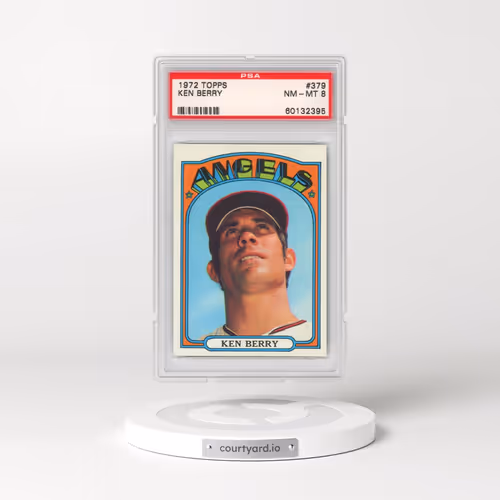 1972 Topps #379 Ken Berry (PSA 8 NM-MT)