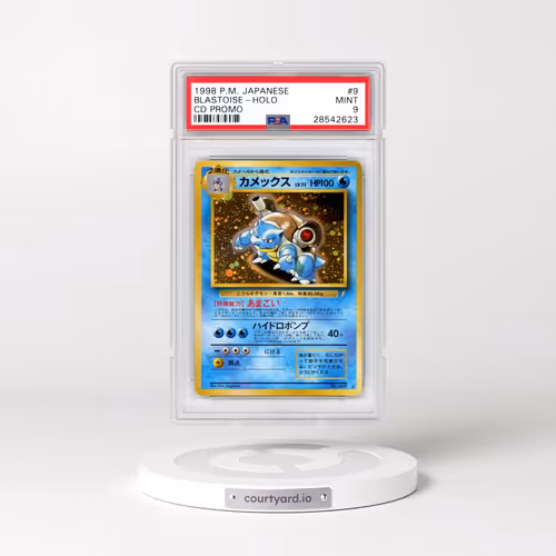 1999 Pokémon CD Promo #9 Blastoise - Holo CD Promo (PSA 9 MINT)