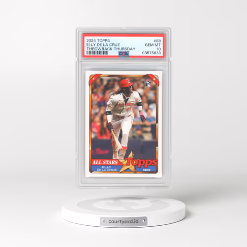 2024 Topps Throwback Thursday #89 Elly de La Cruz (PSA 10 GEM MINT)