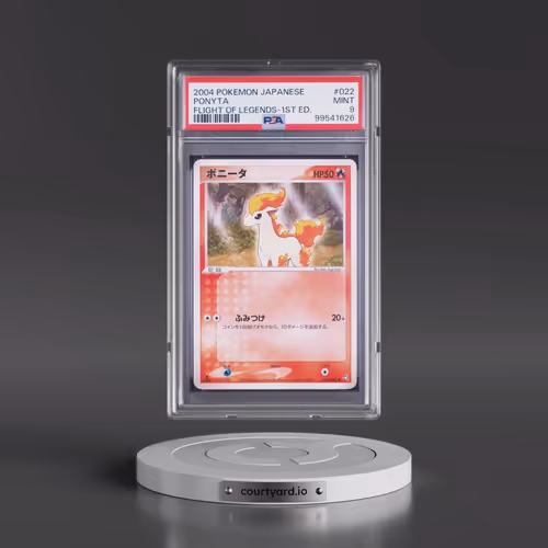 2004 Pokémon Flight of Legends #022 Ponyta - 1st Edition (PSA 9 MINT)