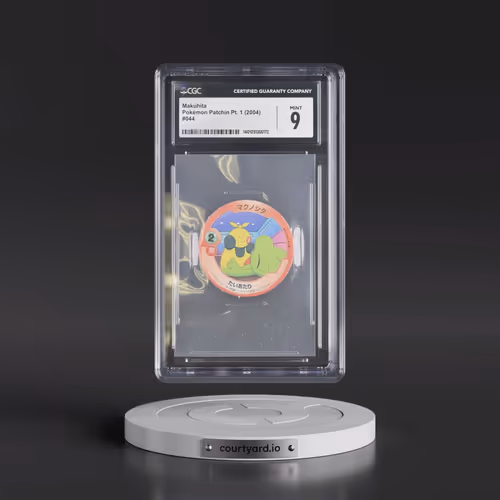 2004 Pokémon Patchin Booster 1 (POW) - Japanese #044 Makuhita (CGC 9 MINT)