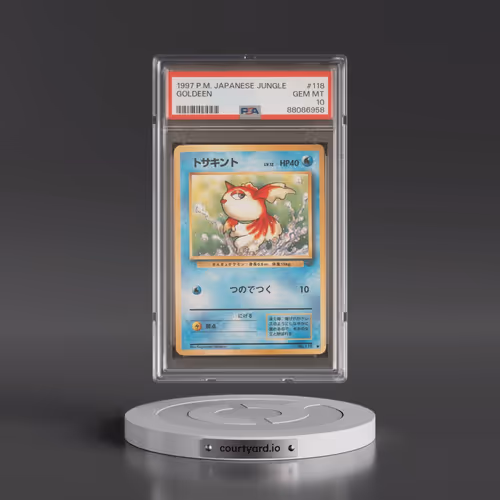 1997 Pokémon Jungle #118 Goldeen (PSA 10 GEM MINT)