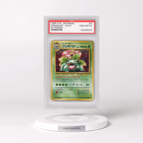 1999 Pokémon CD Promo #3 Venusaur - Holo CD Promo (PSA 10 GEM MINT)